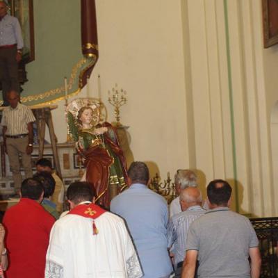 85 Reposizione Statua San Chirico