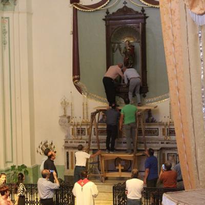 70 Reposizione Statua San Chirico