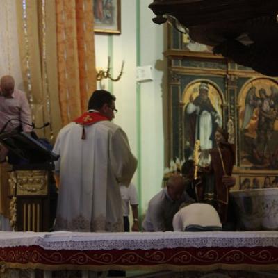 74 Reposizione Statua San Chirico